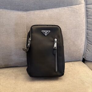 Prada Re-Nylon Black Crossbody Bag Men